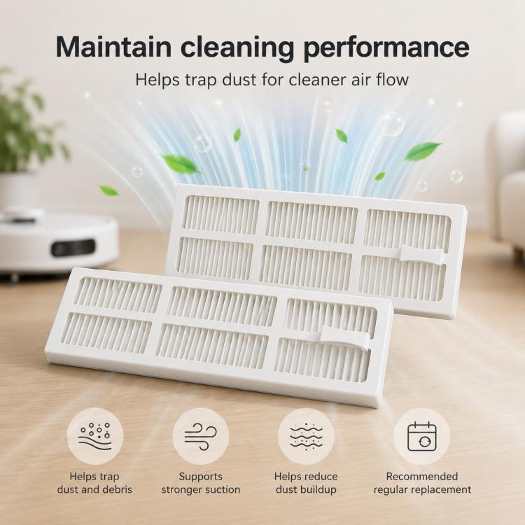 For Narwal J3 Robot Vacuum Cleaner Replacement Parts, Dual Filter | PartsWorld