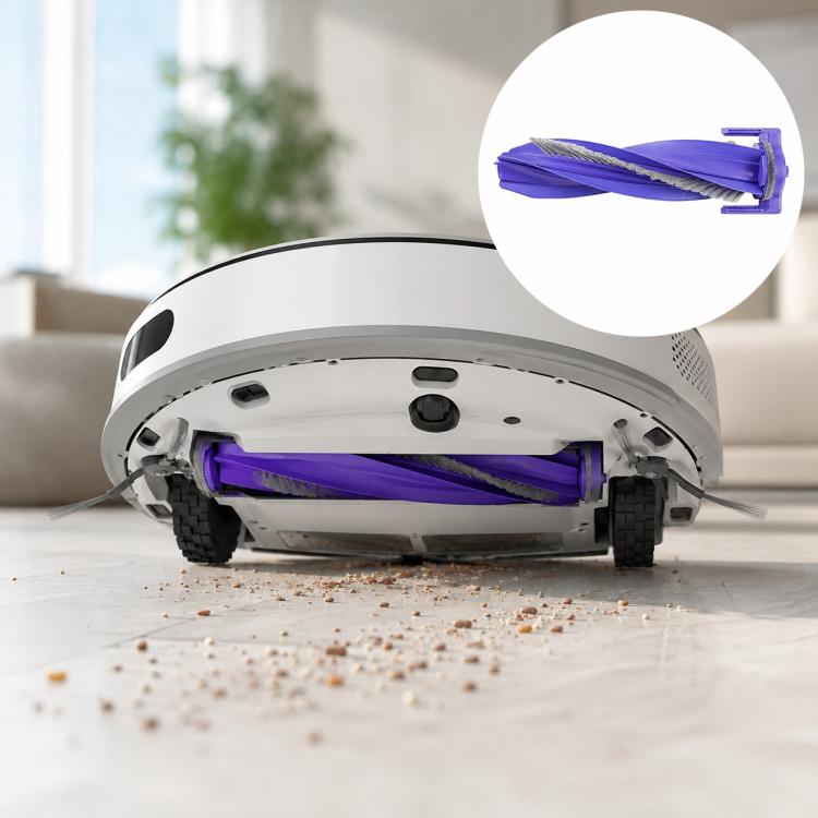 For Narwal J4 / J4 Lite Robot Vacuum Cleaner Replacement Parts, Main Brush, Side Brush, Dual Side Brush, Dual Activated Carbon Filter, Dual Filter, Dust Bag+Filter Integrated, Main Brush Cover – Main Brush | PartsWorld