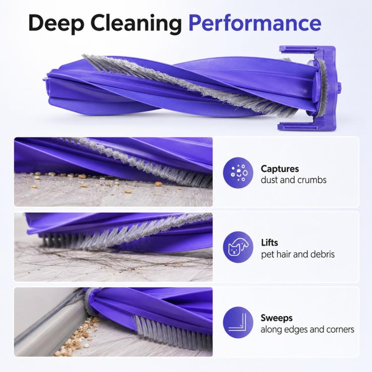 For Narwal J4 / J4 Lite Robot Vacuum Cleaner Replacement Parts, Main Brush, Side Brush, Dual Side Brush, Dual Activated Carbon Filter, Dual Filter, Dust Bag+Filter Integrated, Main Brush Cover – Dual Filter | PartsWorld