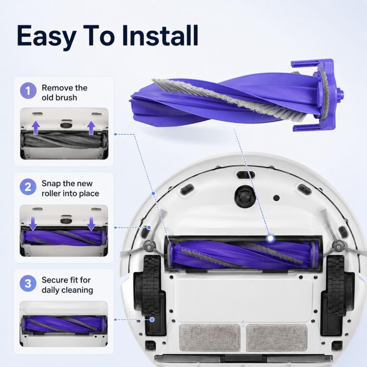 For Narwal J4 / J4 Lite Robot Vacuum Cleaner Replacement Parts, Main Brush, Side Brush, Dual Side Brush, Dual Activated Carbon Filter, Dual Filter, Dust Bag+Filter Integrated, Main Brush Cover – Dust Bag+Filter Integrated | PartsWorld