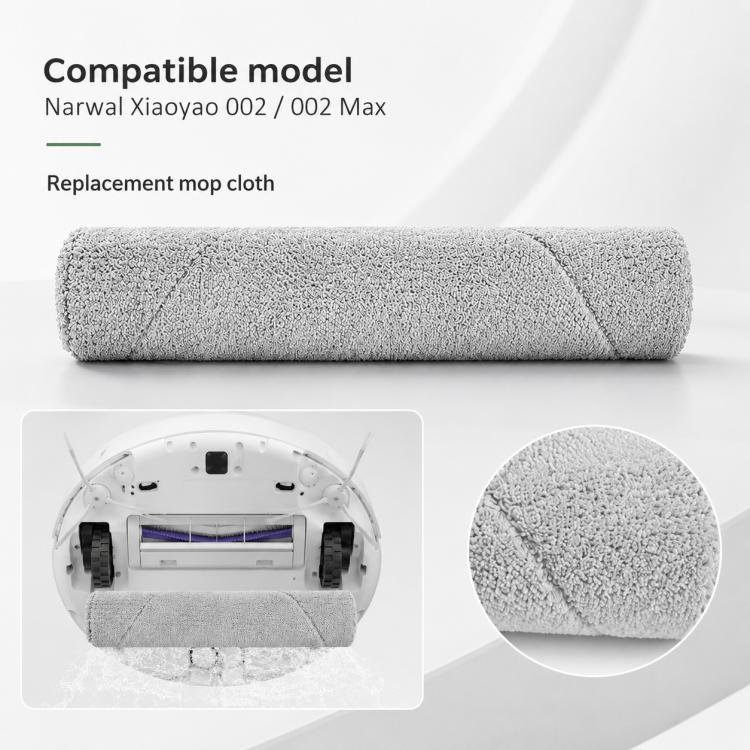 For Narwal Xiaoyao 002 / 002 Max Robot Vacuum Cleaner Replacement Parts, Track Mop Pad, Main Brush, Dual Side Brush for 002, Side Brush for 002 Max, Dual Filter, Auto Refill and Drain Version Dust Bag, Base Station Version Dust Bag – Dual Filter | PartsWorld