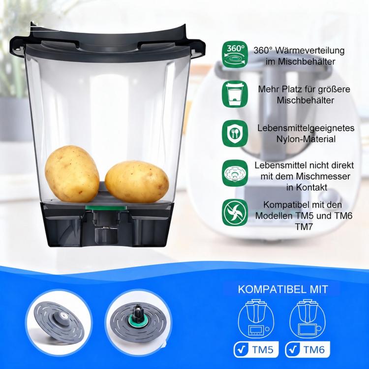 Bottom Mixing Turntable for Thermomix TM5 / TM6 / TM7