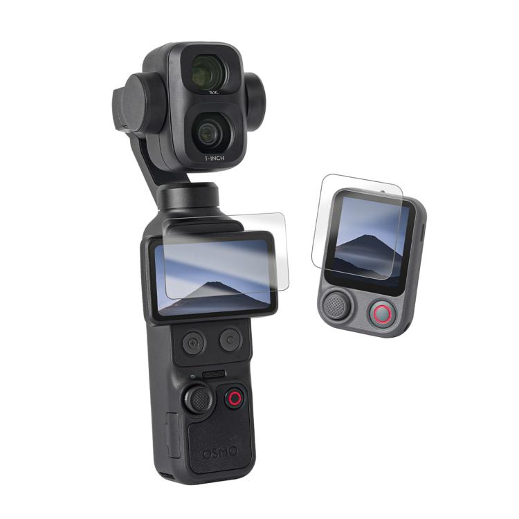 Tempered Glass Film For DJI Osmo Pocket 4P / 4 / 3, Screen & Remote Film 2 Sets, Screen & Remote Film, Screen Film 2pcs, Screen Film – Screen Film 2pcs | PartsWorld