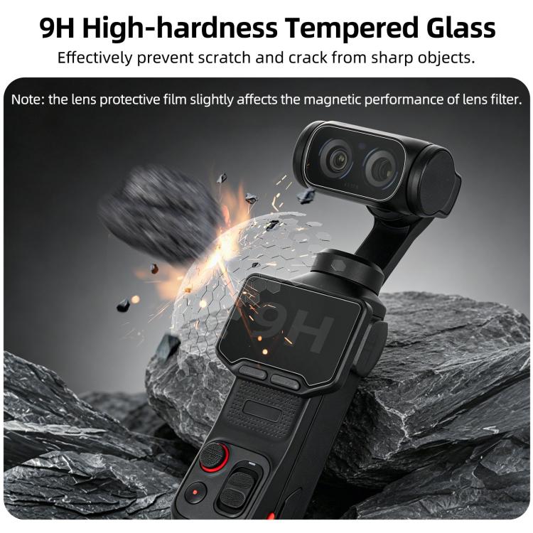 Lens Screen Protector Tempered Glass Film, For Insta360 Luna Ultra | PartsWorld