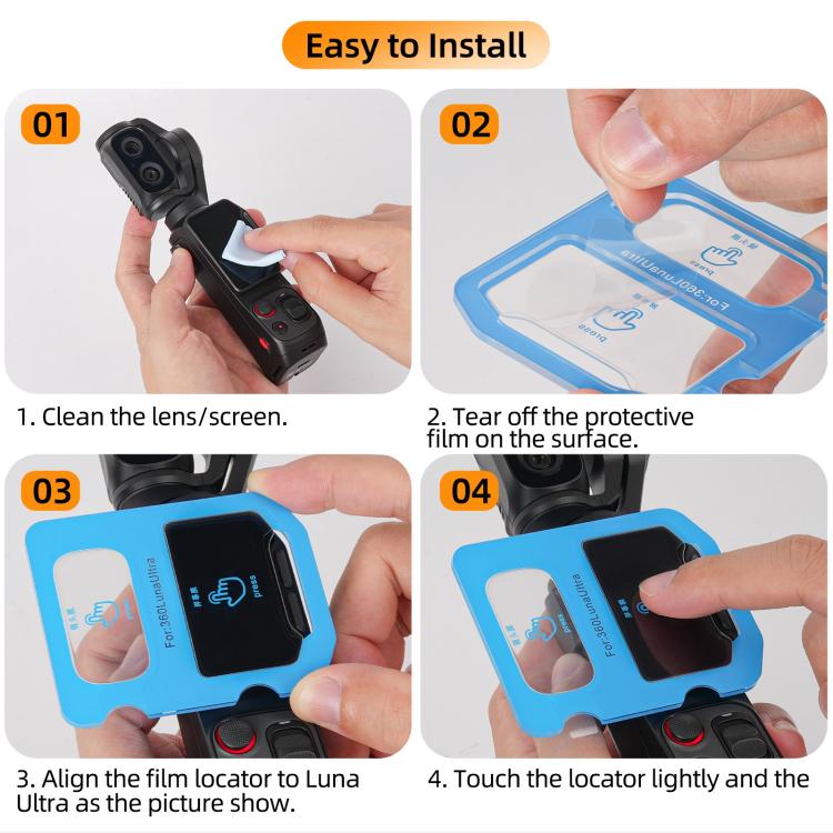 Lens Screen Protector AR Anti-ReflectionTempered Glass Film, For Insta360 Luna Ultra | PartsWorld
