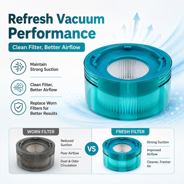 Replacement Vacuum Cleaner Dust Bag Post-Filter For Dyson V10 Optic/Konical, Dust Bag, Post-Filter