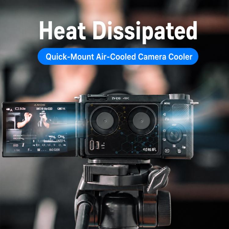 Replacement Camera Cooling Fan for Sony A7M4 / ZVE1 / A6700 / A7C2, ZV-E10 / ZV1 / A7C / FX3, Canon 70D / R6 / R6 Mark II / R7, Fuji X-T4 / X-S10