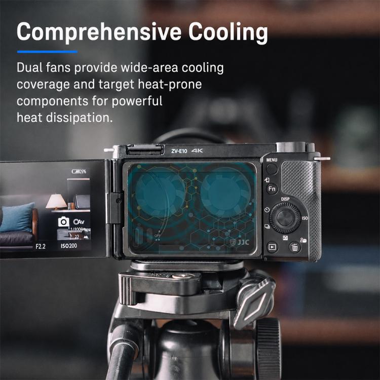 Replacement Camera Cooling Fan for Sony A7M4 / ZVE1 / A6700 / A7C2, ZV-E10 / ZV1 / A7C / FX3, Canon 70D / R6 / R6 Mark II / R7, Fuji X-T4 / X-S10