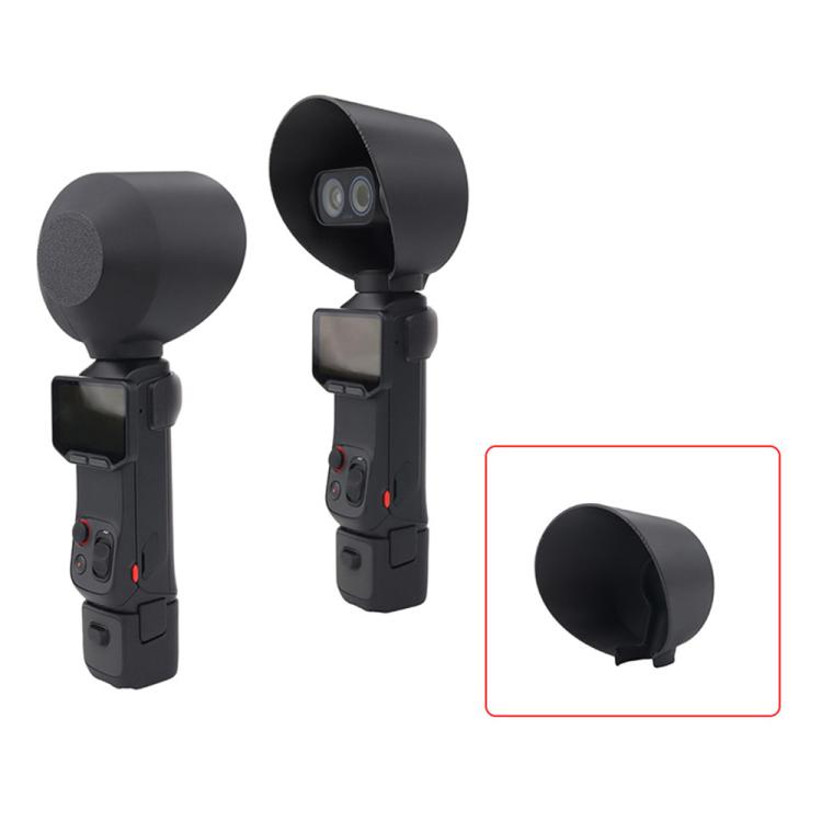 Compatible Lens Hood Anti-Glare Sun Shade Protective Cover for Insta360 Luna Ultra