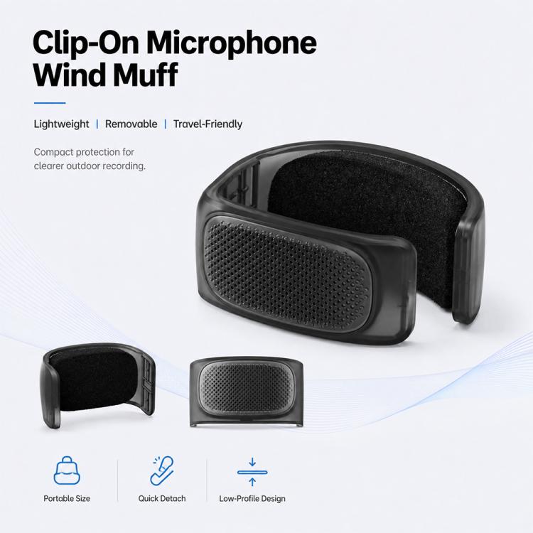 Compatible Microphone Wind Muff Noise Reduction Windshield Cover, For Insta360 Luna Ultra