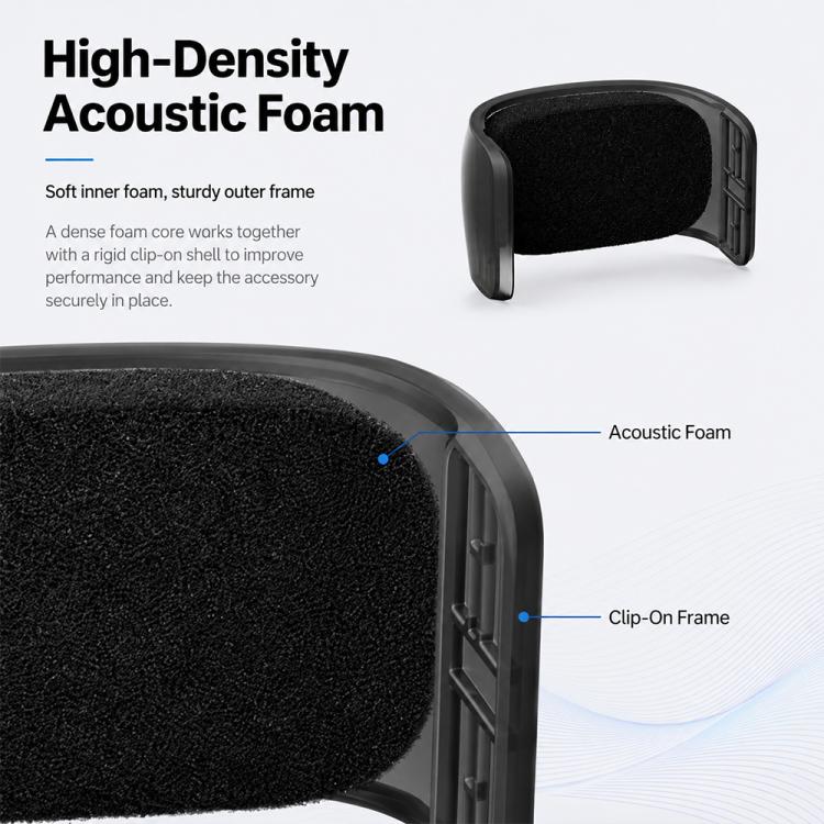 Compatible Microphone Wind Muff Noise Reduction Windshield Cover, For Insta360 Luna Ultra