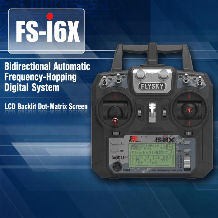 FlySky FS-I6X 10-Channel Transmitter Drone Remote Control