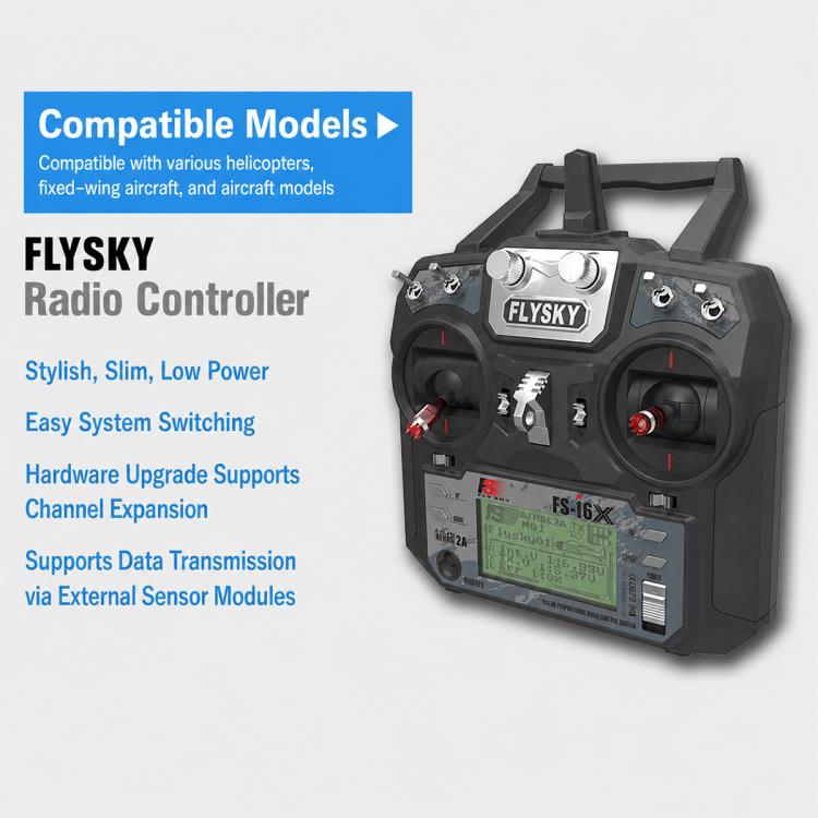 FlySky FS-I6X 10-Channel Transmitter Drone Remote Control