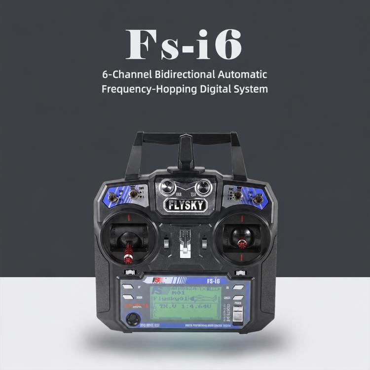 FlySky 2.4GHz 6CH Radio System Two-Way RC Transmitter Controller