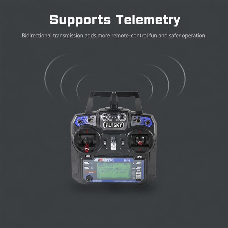 FlySky 2.4GHz 6CH Radio System Two-Way RC Transmitter Controller