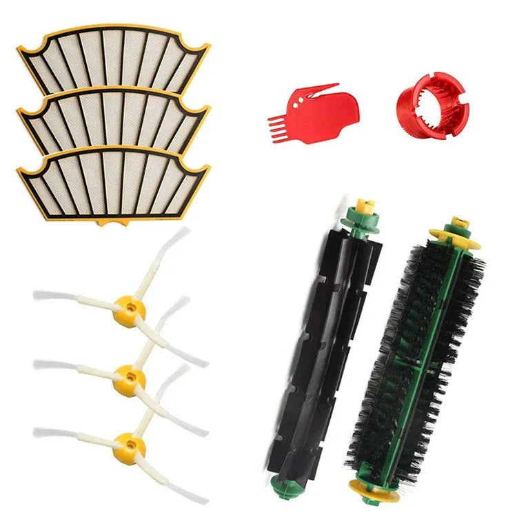 Roller Brush, Side Brush & HEPA Filter Accessory Set for iRobot Roomba 500 Series – Home Cleaning Kit product image