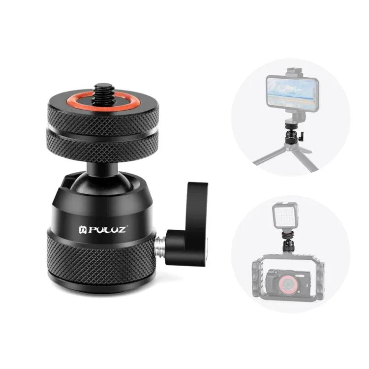 Multifunctional Aluminum Alloy Mini Ball Head Tripod Mount Adapter product image