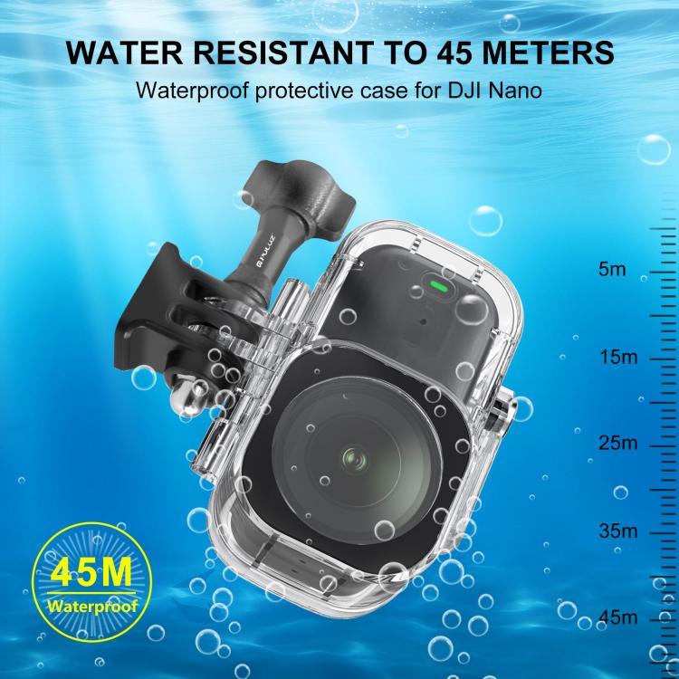 For DJI Osmo Nano PULUZ 45m Depth Waterproof Main Body Camera Case Diving Housing Underwater Cover product image