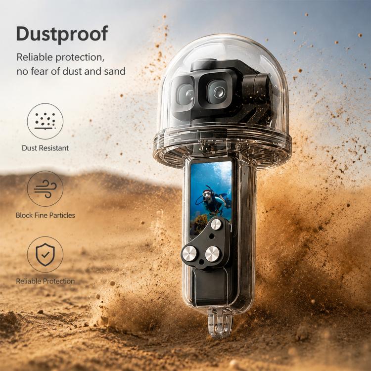 For DJI Osmo Pocket 4P PULUZ 50m Underwater Waterproof Housing Diving Cover, For DJI Osmo Pocket 4P | PartsWorld