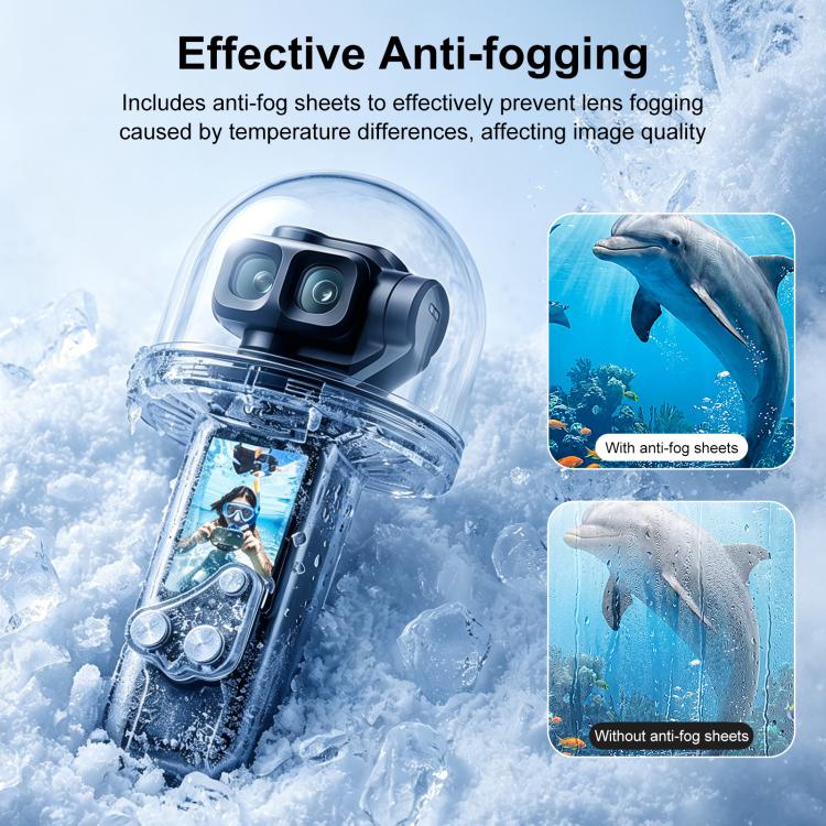 For DJI Osmo Pocket 4P PULUZ 50m Underwater Waterproof Housing Diving Cover, For DJI Osmo Pocket 4P | PartsWorld