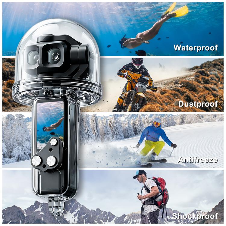 For DJI Osmo Pocket 4P PULUZ 50m Underwater Waterproof Housing Diving Cover, For DJI Osmo Pocket 4P | PartsWorld