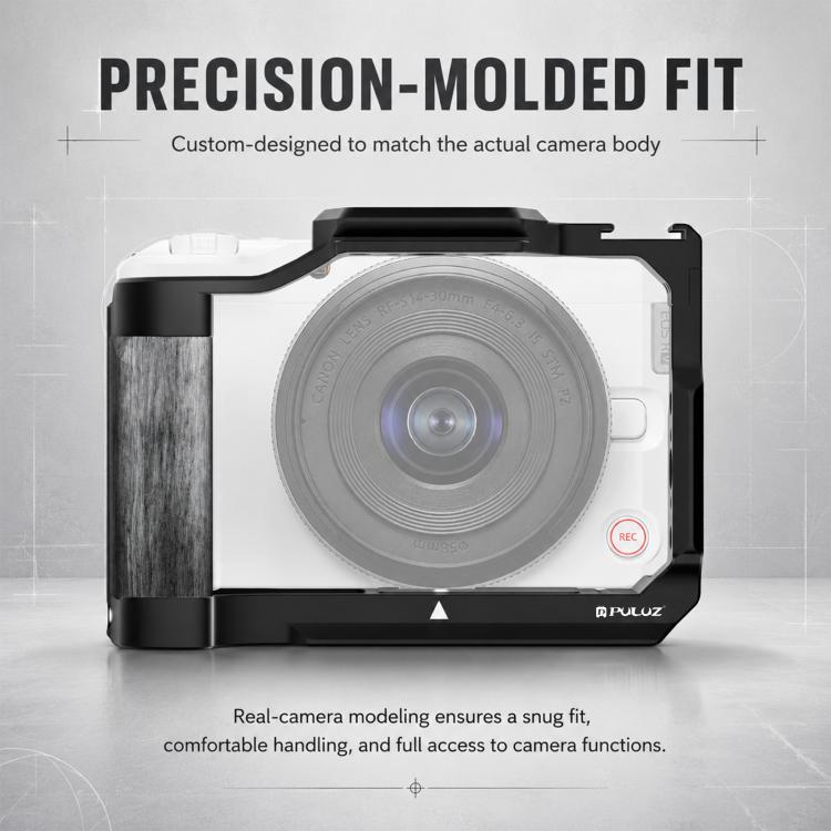 Compatible For Canon EOS R50 V PULUZ Live Streaming Camera Cage Expansion Mount Frame, For Canon EOS R50 V