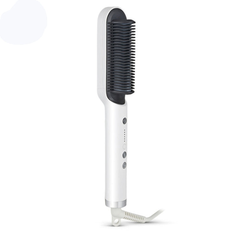 Hair Straightener Electric Straight Hair Curler Comb Brush PTC Heating Ceramic Straight Hair Brush - Do not touch the...