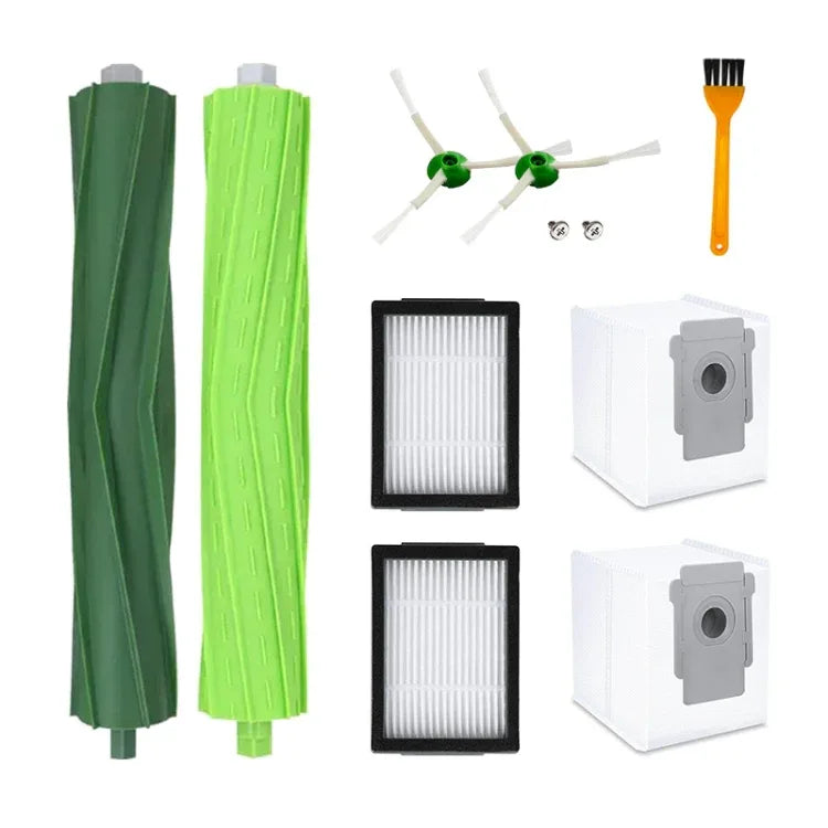 For iRobot Roomba i3 i4 i5 i6 i7 i8 E5 E6 – 9-Piece Kit | Roller Brushes, Side Brushes, HEPA Filters & Vacuum Bags product image
