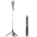 L15TT 1.8m Stainless Steel Selfie Stick with Auto Pop-Up Tripod & Bluetooth Remote product image