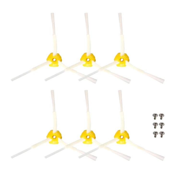 6pcs Sweeper Triangle Side Brush for iRobot Roomba 700 Series