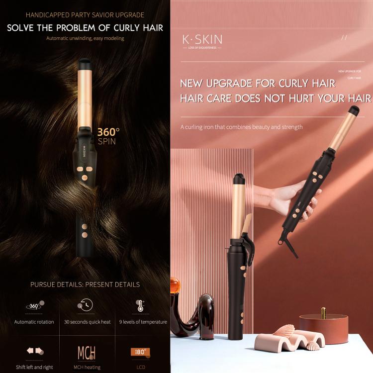 Automatic Rotating Hair Curler - Get perfect curls effortlessly with our