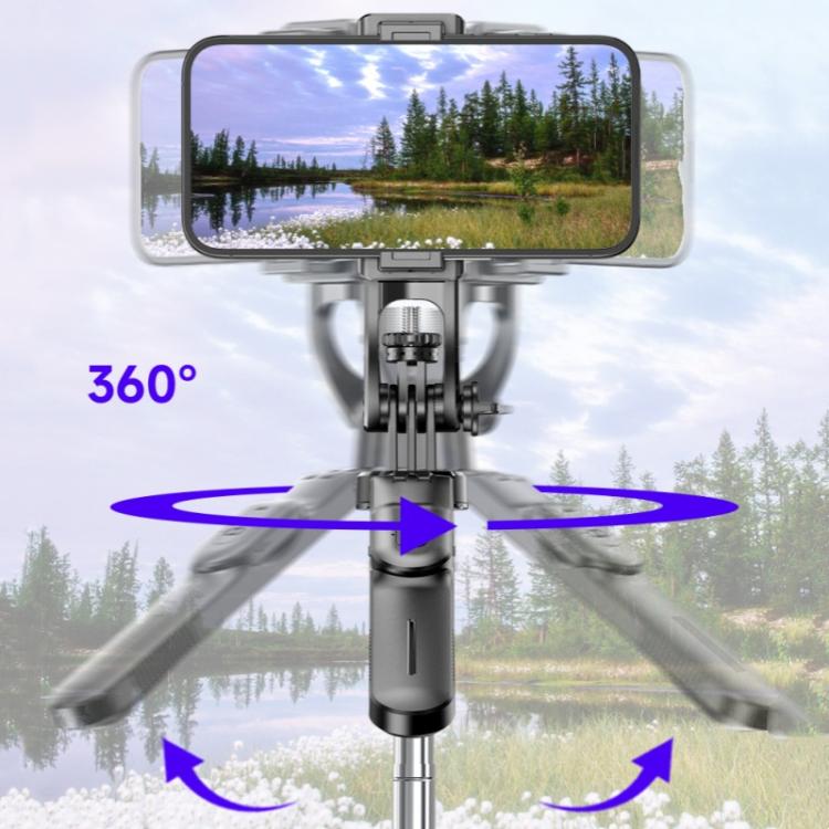 Extendable Selfie Stick Tripod – Auto-Deploy Legs, 360° Rotation & Bluetooth 5.2 Remote product image