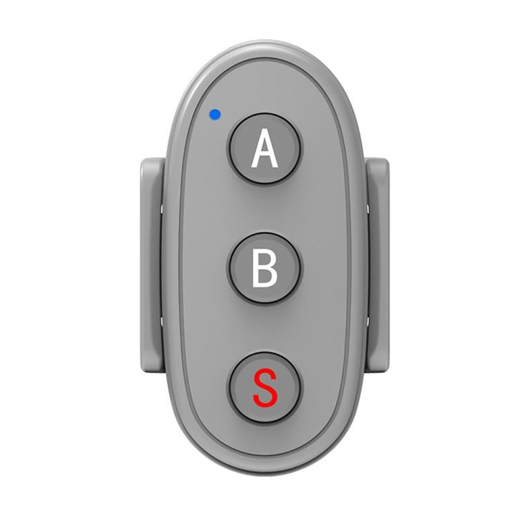 D09 3-Button BT Remote Control For DJI, Insta360, GoPro And Other Action Cameras, Smartphones – Grey | PartsWorld