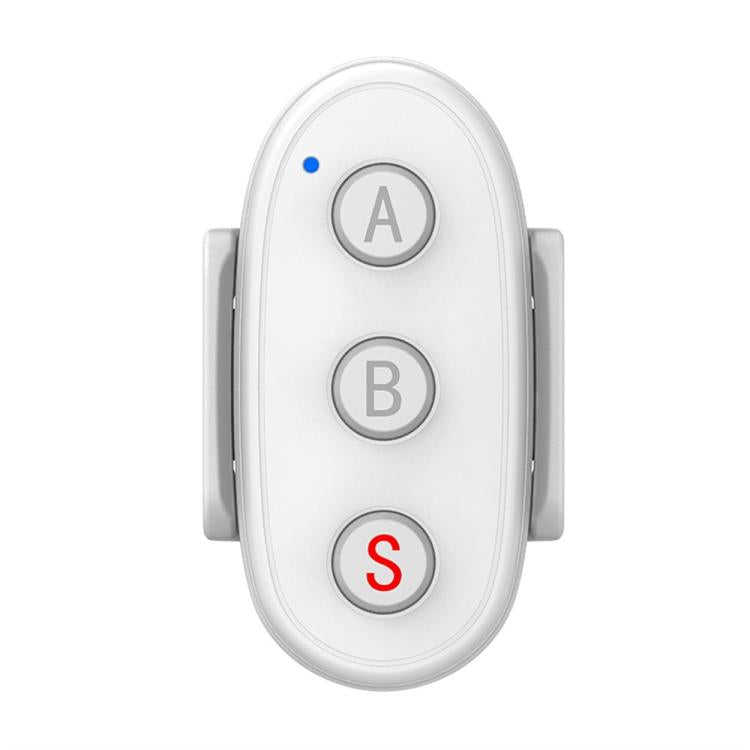D09 3-Button BT Remote Control For DJI, Insta360, GoPro And Other Action Cameras, Smartphones – White | PartsWorld