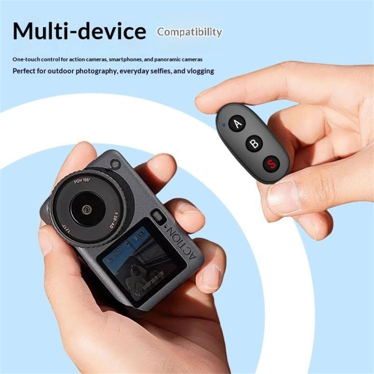 D09 3-Button BT Remote Control For DJI, Insta360, GoPro And Other Action Cameras, Smartphones | PartsWorld