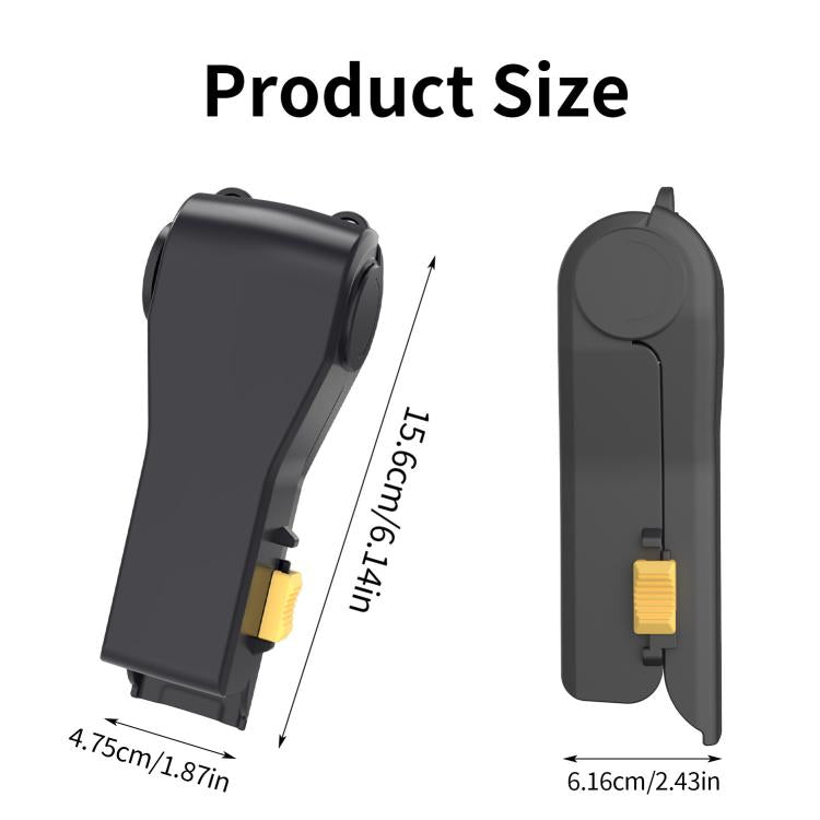 Compatible Flip-top Gimbal Protective Cover Semi-open Storage Box 4-filter Slots, For DJI Osmo Pocket 4 / 3