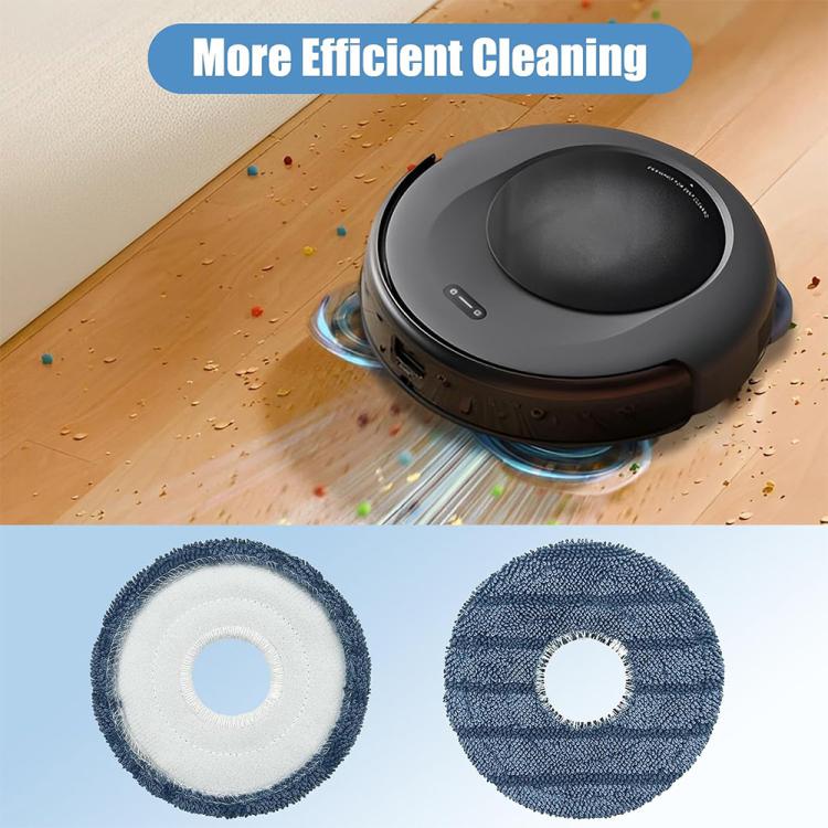 Replacement Mop Pads for Eufy Omni C20 – Washable Microfiber, 4 Pack