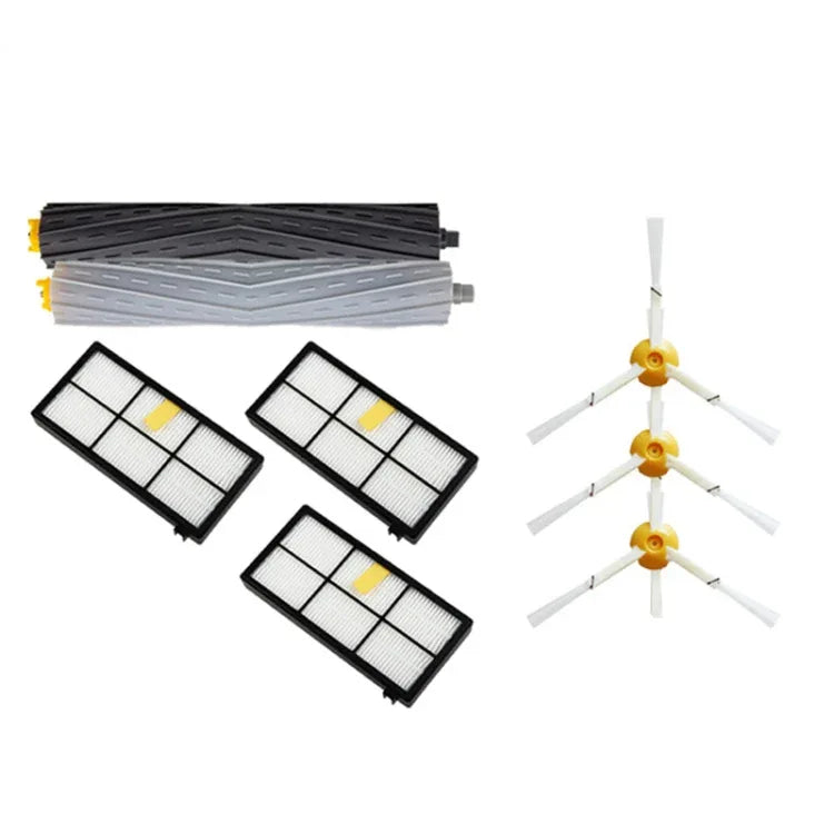 Kit for iRobot Roomba 800 & 900 Series (870, 880, 980) – HEPA Filters, Rubber Brush & Side Brushes product image