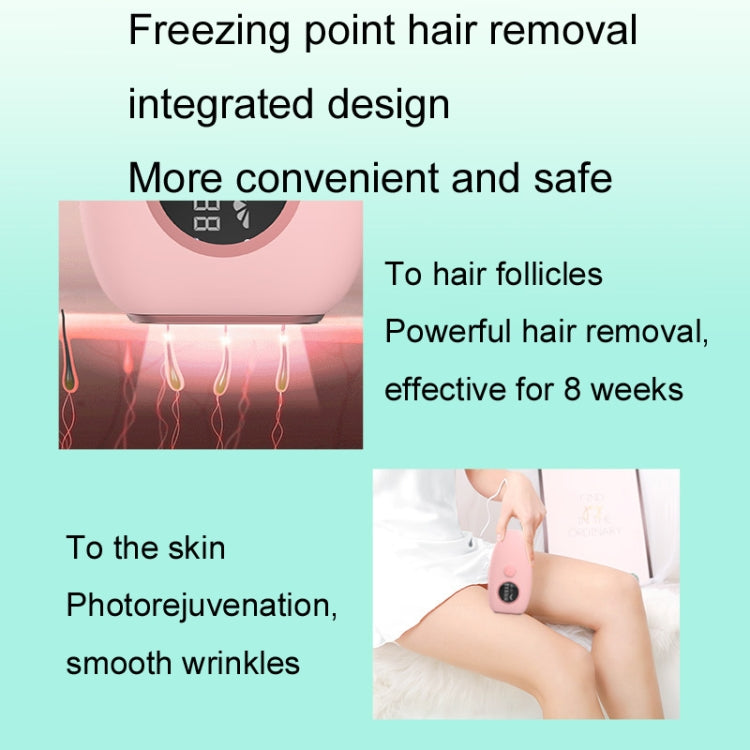 Home Laser Freezing Point Hair Removal Apparatus Full Body Beauty Portable Hair Removal Apparatus - Working principle:...