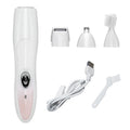 Electric 4 In 1 Epilator Ladies Household Multi-Function Water Washing Shaver - Charging time: about 8 hours