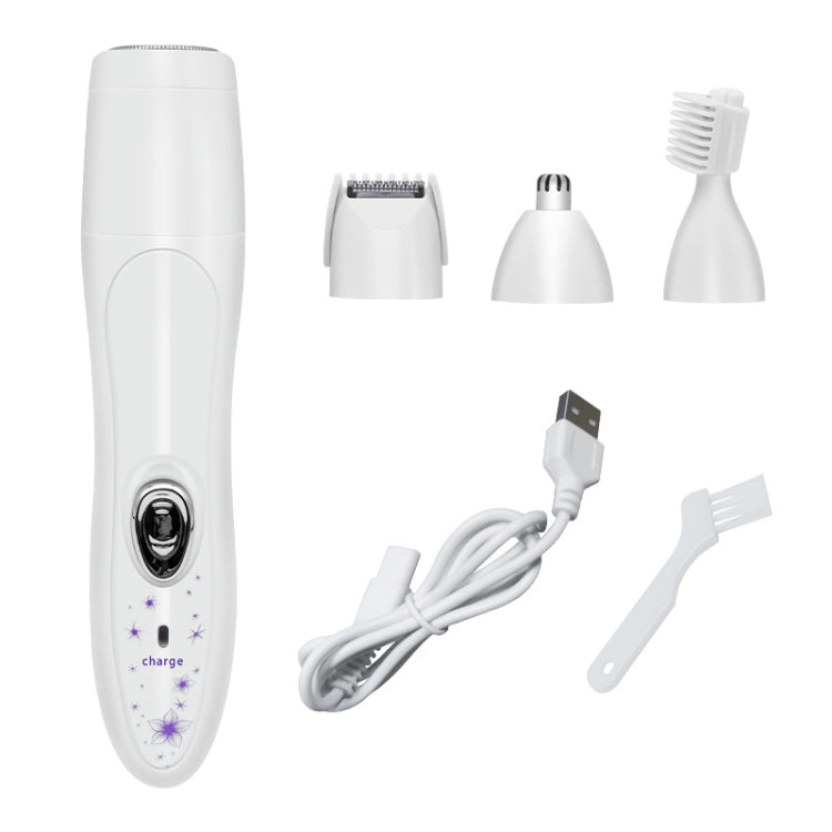 Electric 4 In 1 Epilator Ladies Household Multi-Function Water Washing Shaver - Charging time: about 8 hours
