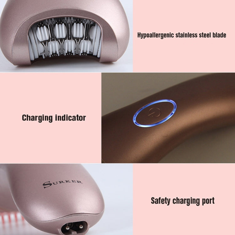 Electric Water Eluting Hair Removal Device Women Household Hair Plucker Multifunctional Two-In-One Shaver Epilator - 1...