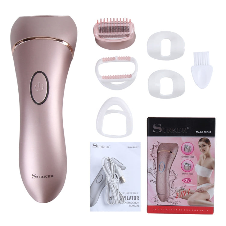 Electric Water Eluting Hair Removal Device Women Household Hair Plucker Multifunctional Two-In-One Shaver Epilator - 1...