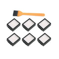 HEPA Filter & Cleaning Brush Set for iRobot Roomba i7, i7+, E5 & E6 – 6 Filters + 1 Brush product image