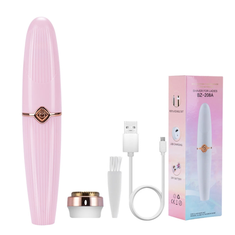 Ladies Shaver 2 In 1 Lipstick Epilator Mini Face Shaver - Voltage: 5V