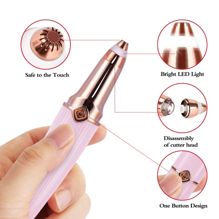 Ladies Shaver 2 In 1 Lipstick Epilator Mini Face Shaver - Voltage: 5V