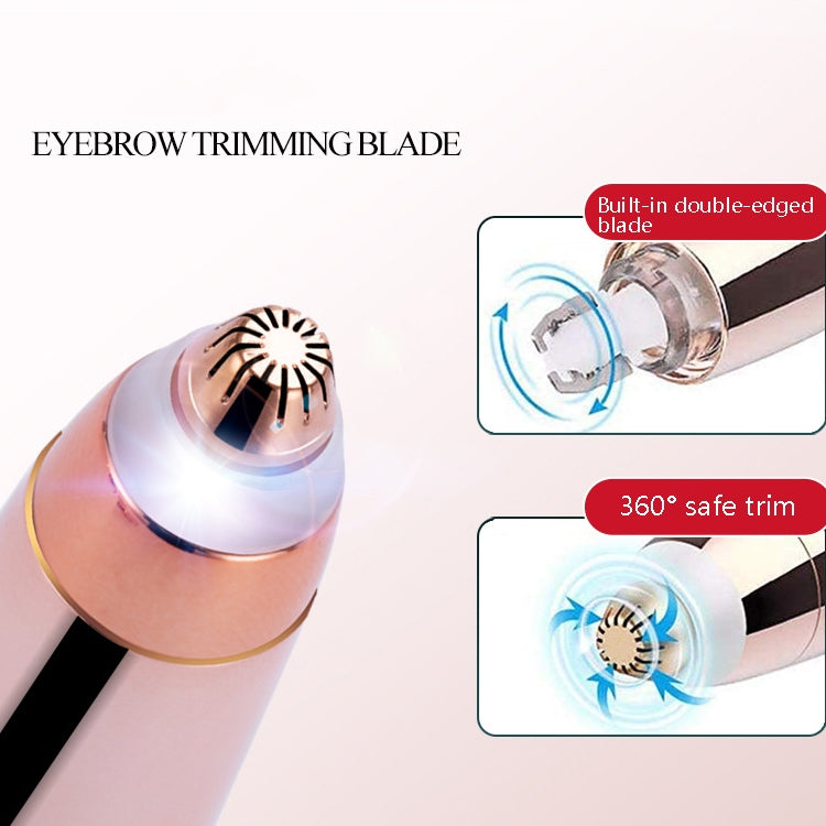 Ladies Shaver 2 In 1 Lipstick Epilator Mini Face Shaver - Voltage: 5V