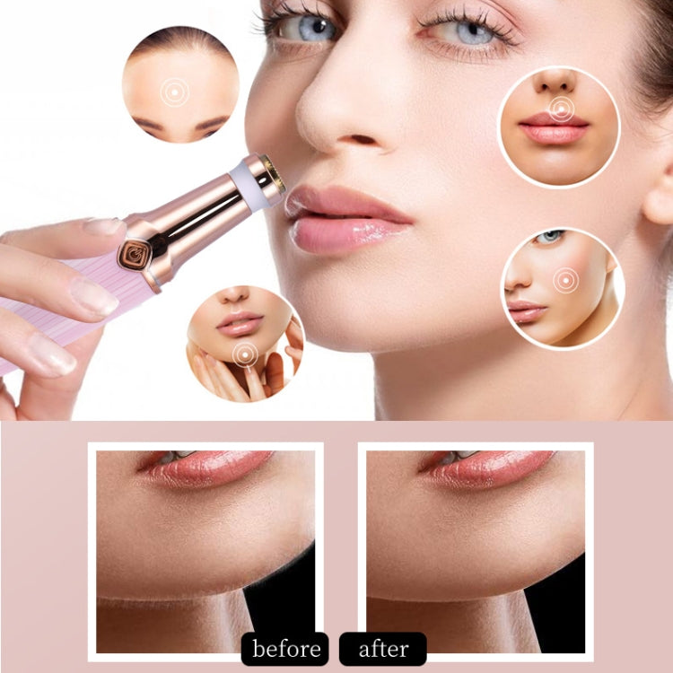 Ladies Shaver 2 In 1 Lipstick Epilator Mini Face Shaver - Voltage: 5V