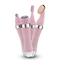 4 In 1 Electric Shaver Home Eyebrow Knife Massage Import Cleansing Instrument - Power supply: 1 AA battery (not