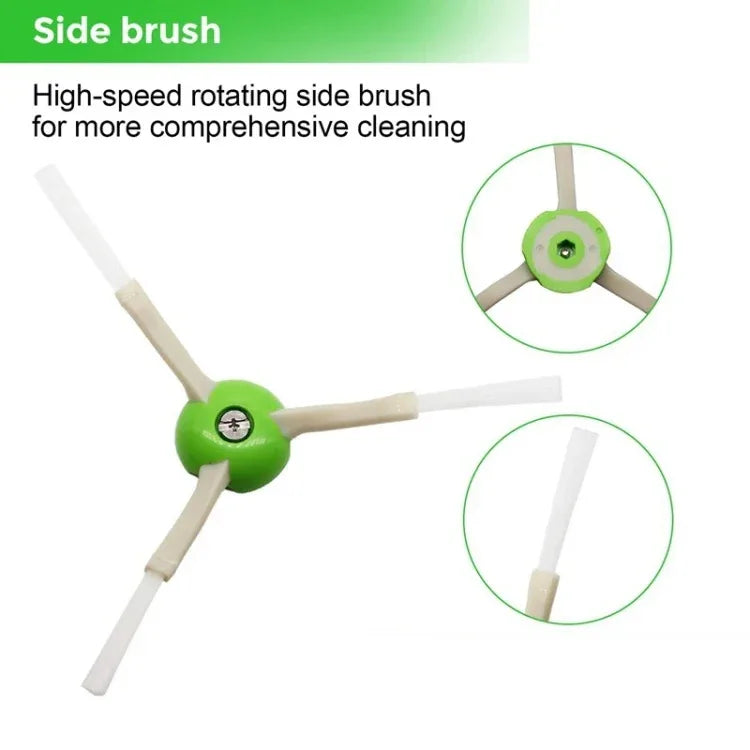 For iRobot Roomba i7+ E5 E6 Side Brush – 5-Pack (3-Arm, ~60mm) product image